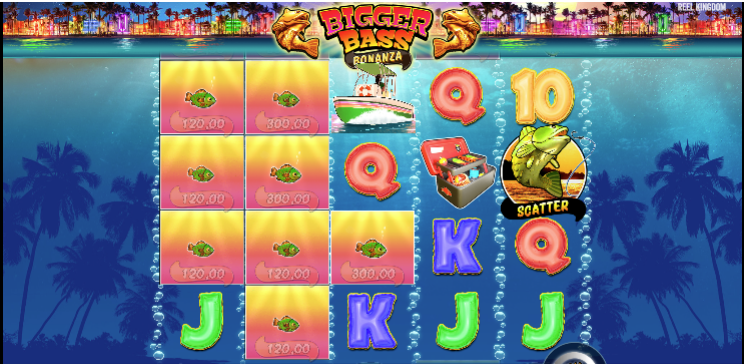 Pantallazo Bigger Bass Bonanza Betsson