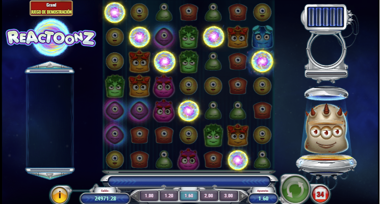 Reactoonz Slot pantallazo