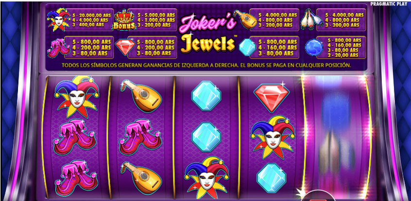 Joker's Jewels Pantallazo en Betsson