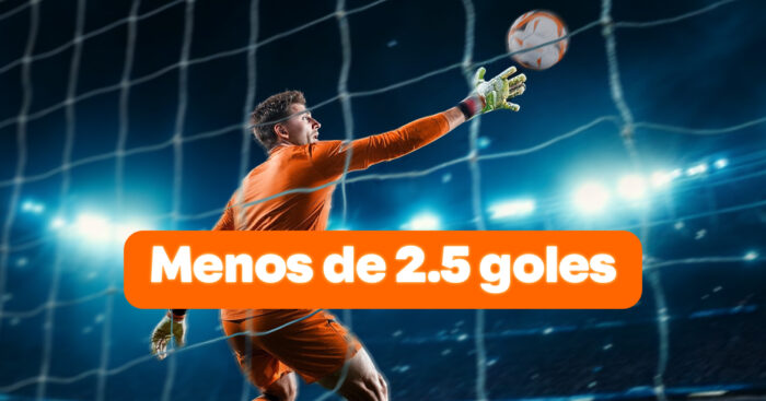menos de 2.5 goles que significa